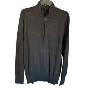 Glyder Sweater Men's Size M Charcoal Zip-Up